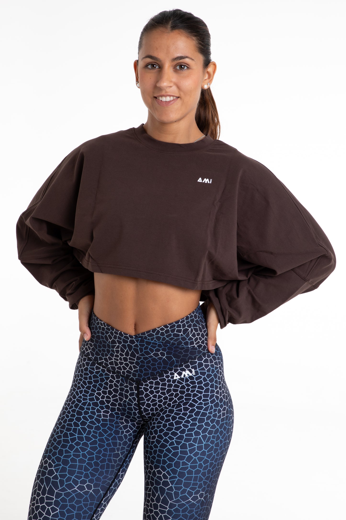 CAMISETA CROP MANGA LARGA AMRING