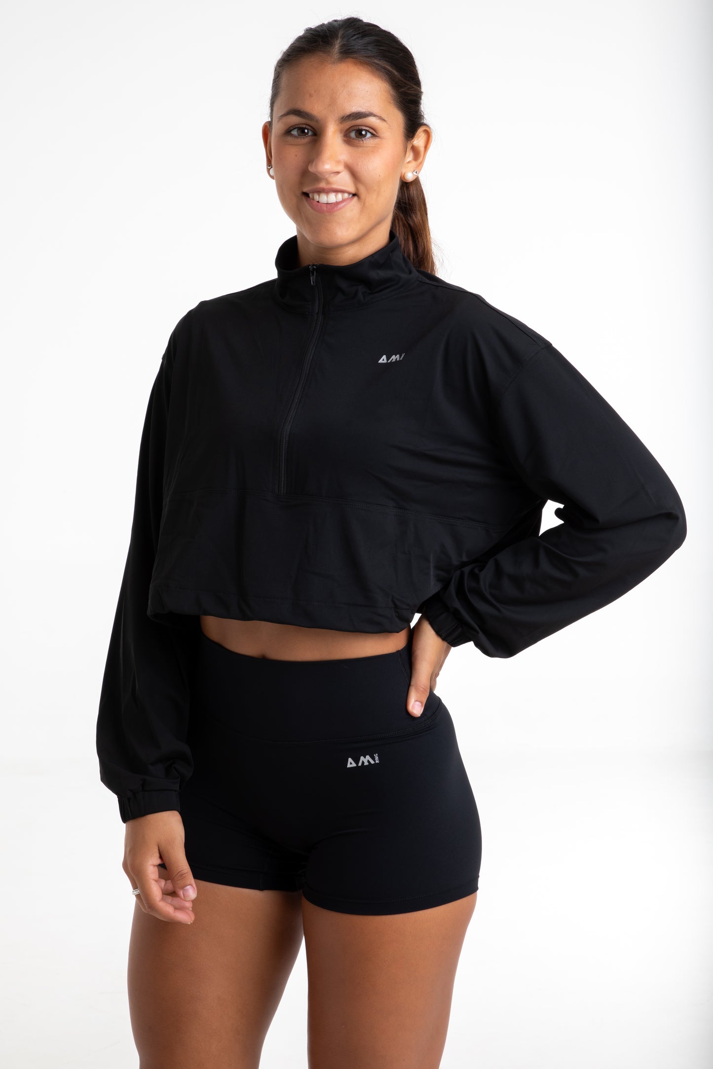 JACKET CROP FINA ELÁSTICA