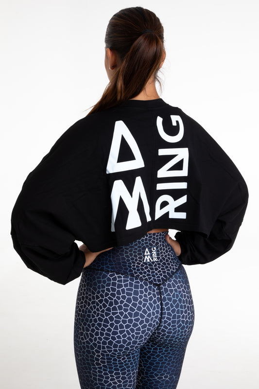 CAMISETA CROP MANGA LARGA AMRING