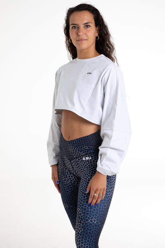 CAMISETA CROP MANGA LARGA AMRING