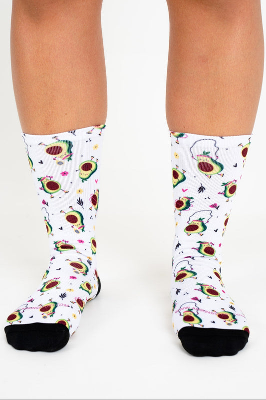 SOCKS CUTE AVOCADO