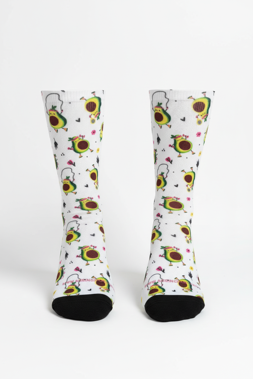 SOCKS CUTE AVOCADO