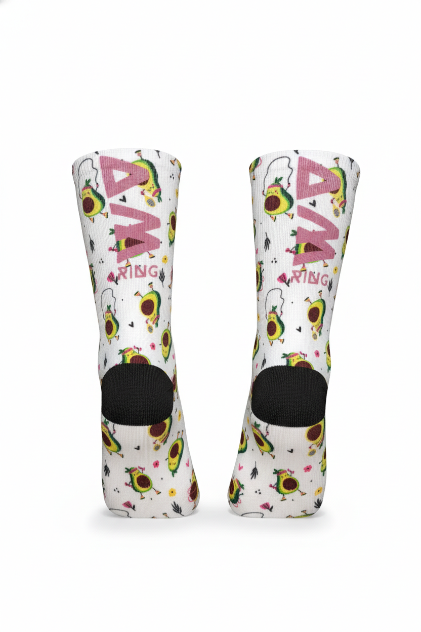 SOCKS CUTE AVOCADO